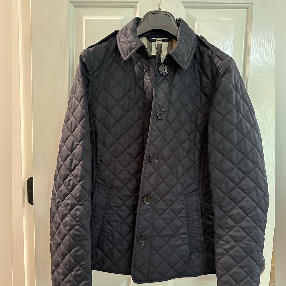 Burberry Quilted Jacket Size Small New With Tags